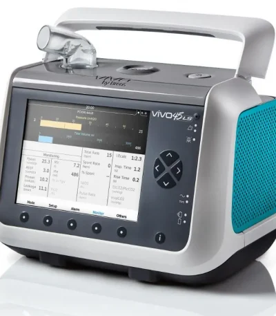 Breas Vivo 45 LS Non-Invasive Ventilator Machine | 2 Years Warranty | Mode : CPAP, S, ST, PSV, T, PCV+A, VCV-MPV,  | Online Demostration & Installation.