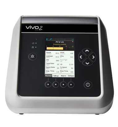 Breas Vivo – 2 Non-Invasive Ventilation BiPAP Machine | 2 Years Warranty | Mode : CPAP, S, ST, PSV, T, PCV+A | Online Demostration & Installation.