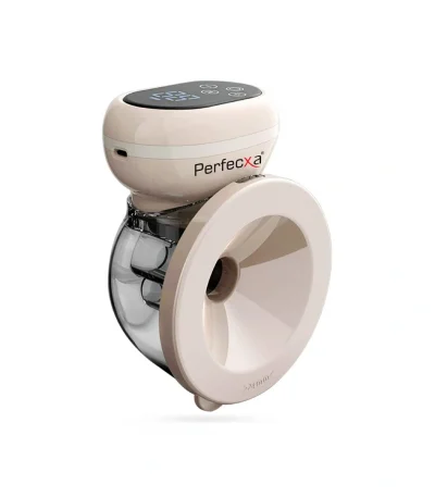 Perfecxa Electric Wearable Wireless Breast Pump Pumps with 3 Modes & 10 Levels, Painless Low Noise Touch Screen Baby Pump