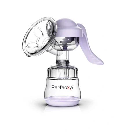 Perfecxa Manual Breast Pump with Free Pads