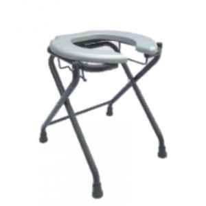 Karma Ryder COMD-220 100kg Mild Steel Commode Folding Chair, 153-00012