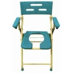 Karma Ryder COMD-215 FC 110kg Iron & Plastic Commode Folding Chair, 153-00035