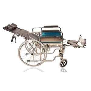 Karma 100kg Reclining Bed Type Commode Wheelchair