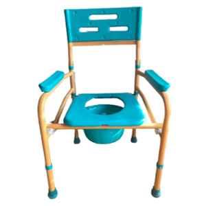 Karma 3 in 1 Foldable Height Adjustable Commode Chair with Arm Rest & Backrest