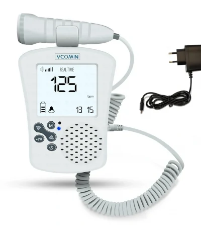 Vcomin Doppler Monitoring Device by Medikart (Black Display, 300D)