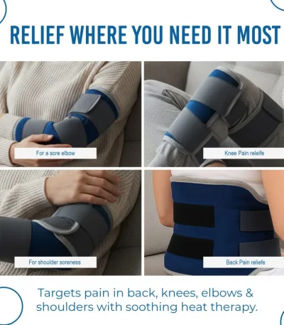 Medikart Knee Heating Pad for Knee Pain Analog Remote with 3 level settings