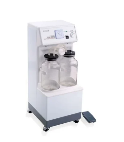 Yuwell 7A-23B Suction Apparatus – 2 Bottle (20LPM) 2 x 2.5 Liter Glass Jars