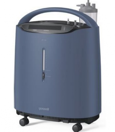 Yuwell 8F-5A Portable Oxygen Concentrator Machine (Blue Colour)