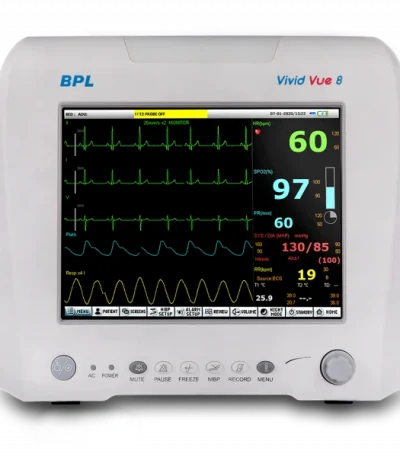 BPL Medical Technologies Vivid Vue 8 Patient Monitor with ECG