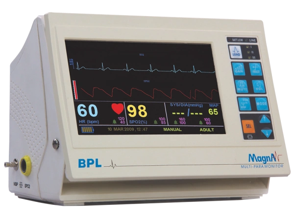 BPL Medical Technologies Magna Patient Monitor with ECG
