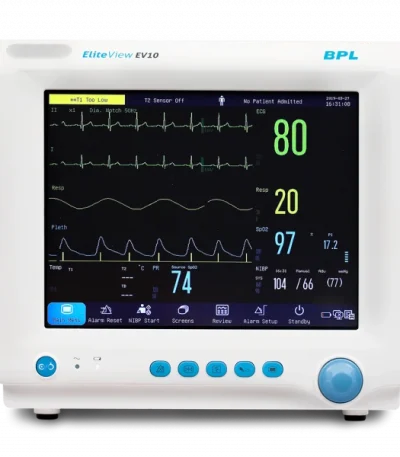 BPL Medical Technologies EliteView EV10 Patient Monitor with ECG