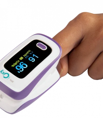 BPL Medical Technologies IOXY APP Connected Finger Tip Pulse Oximeter CE CERTIFIED Blood Oxygen Saturation Monitor|High Accuracy|SPO2|Perfusion Index|OLED Display – Purple