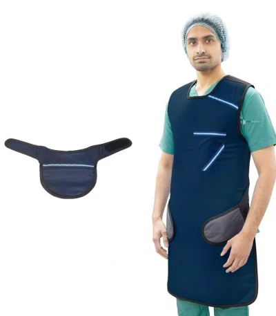 IS IndoSurgicals Lead Apron for X-Ray Protection with Thyroid Collar