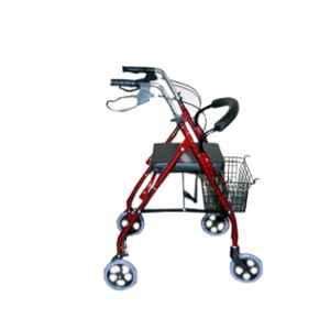 Karma 61x21x32cm Aluminum Rollator Walker with Seat, DIABWORLD034