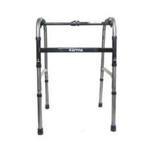 Karma Ryder WK-50N Mild Steel Silver Walking Stick