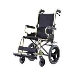 Karma KM-2500 18 inch 100kg Aluminum Alloy Foldable Manual Wheel Chair, 132-00001