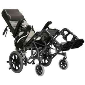 Karma VIP-515-TP-16 Aluminum Diamond Black Foldable Wheel Chair, 132-00021